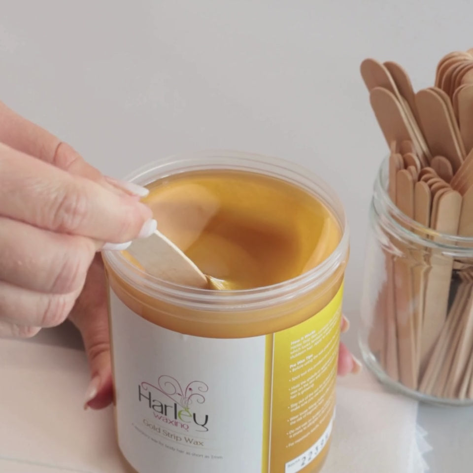 Harley Gold Strip Wax - 2x500 ml.